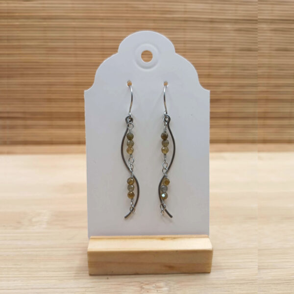 Modro i zeleno - naušnice