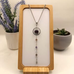 Purpurni dim - ogrlica sa priveskom