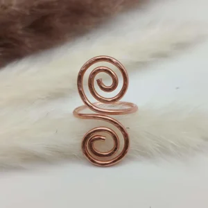 Dve spirale - prsten - Slika 1