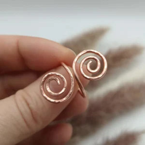Dve spirale - prsten - Slika 2